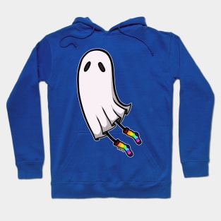 Rainbow Socks Ghost Hoodie